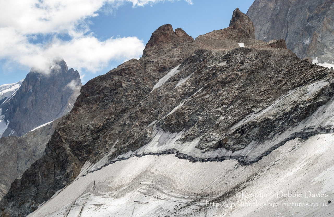 Glacier Du Vallon, La Grave in Provence-Alpes-Cote-d'Azur, France